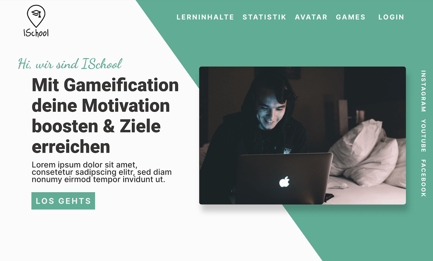 Screenshot einer Webseite designed und entickelt von lowkey development